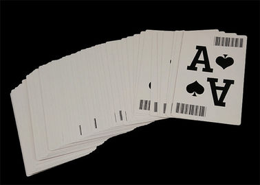 310gsm Black Core Paper Casino Playing Cards Professional Custom with Bar Code